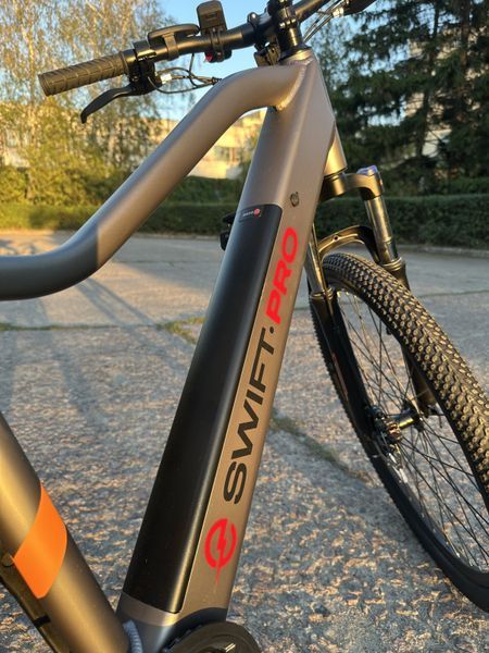 Электровелосипед SWIFT.PRO 27,5 MTB AL "EHIM011" E-BIKE 350W 4040E_grey фото
