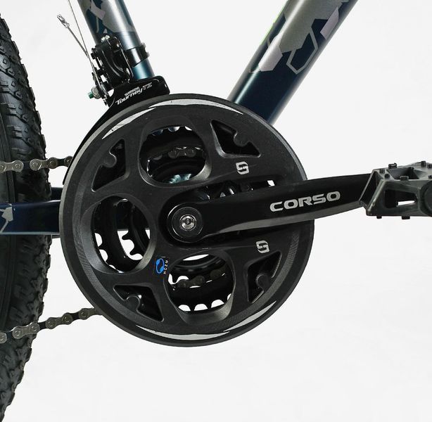 Велосипед Corso &laquo;HEADWAY&raquo; 26" дюймов HW-26566 (1) рама алюминиевая 15``, оборудование Shimano 21 скорость, 138278 фото