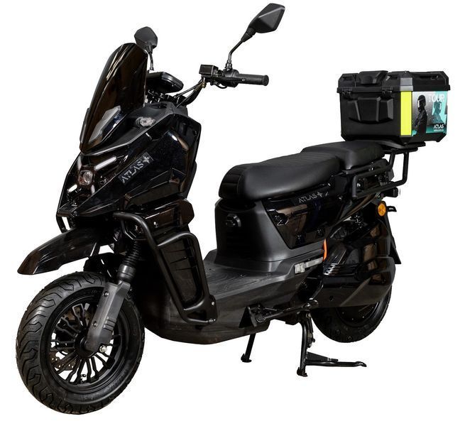Електроскутер ATLAS Tour Box 2000W Black 3183 фото