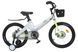 Велосипед Mg 18" SPACE KID MOON DD рама-10" серый с корзиной Pl с крылом Pl 2024 OPS-SK-18-019 фото