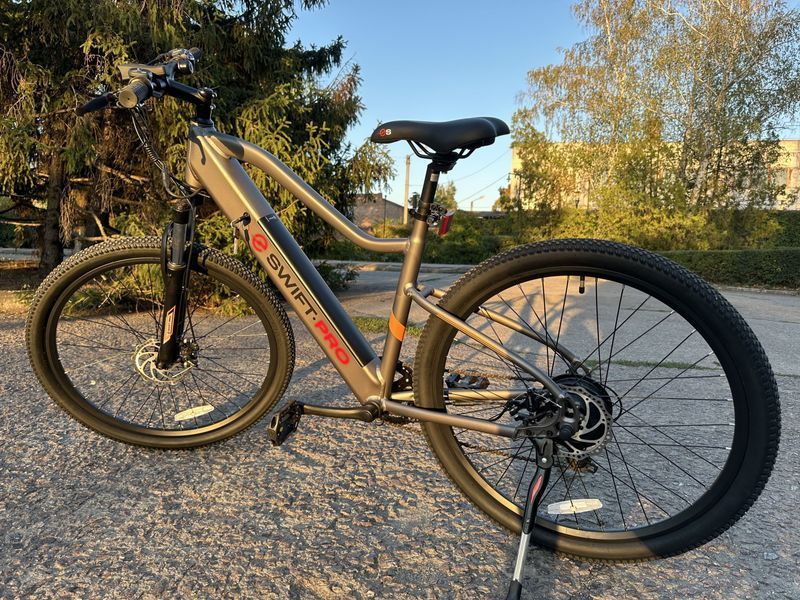 Электровелосипед SWIFT.PRO 27,5 MTB AL "EHIM011" E-BIKE 350W 4040E_grey фото