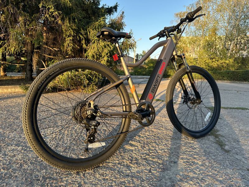 Электровелосипед SWIFT.PRO 27,5 MTB AL "EHIM011" E-BIKE 350W 4040E_grey фото