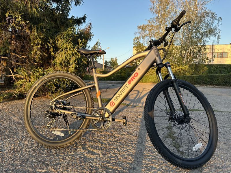 Электровелосипед SWIFT.PRO 27,5 MTB AL "EHIM011" E-BIKE 350W 4040E_grey фото