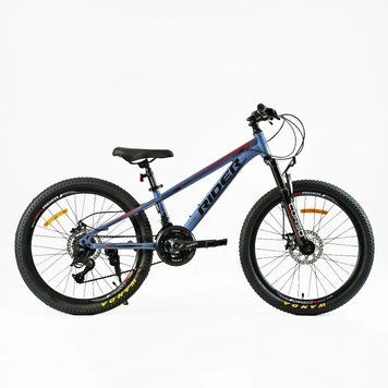 Велосипед Corso 24" дюйми &laquo;RIDER&raquo; RD-24690 (1) рама сталева 11&rsquo;&rsquo;, обладнання LTWOO A2, 21 швидкість, 138158 фото