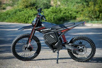 Диртбайк электрический Corso Storm E-3000 Rally SM-42506 стальная рама, двигатель 2999W, аккумулятор литиевый 72V27AH 195550 фото