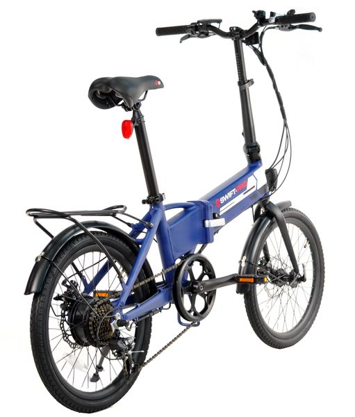 Електровелосипед SWIFT.PRO 20 FLD AL "ROCK008" E-BIKE 250W 4039E_blue фото