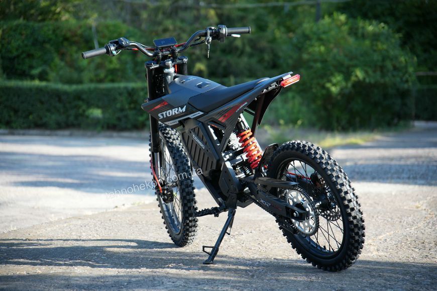 Діртбайк електричний Corso Storm E-3000 Rally SM-42506 рама сталева, двигун 2999W, акумулятор літієвий 72V27AH 195550 фото