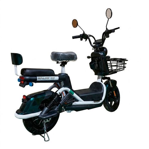 Велосипед з електромотором SPARK R7 14" 60V/800W/25Ah зелений 247912 фото