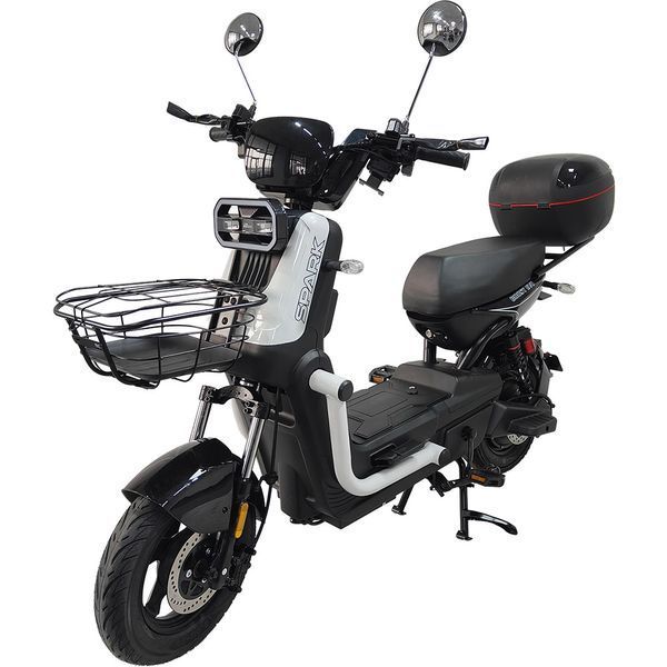 Велосипед с электромотором SPARK BOOST EVO 14" 72V/1200W/20Ah белый 251388 фото