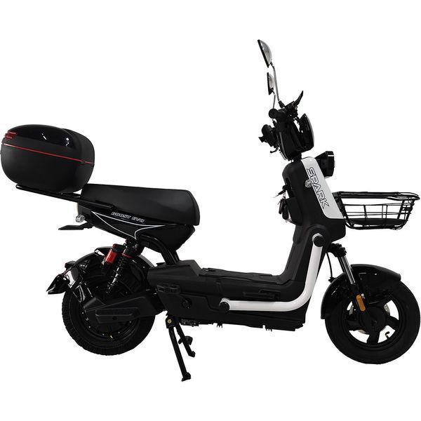 Велосипед с электромотором SPARK BOOST EVO 14" 72V/1200W/20Ah белый 251388 фото