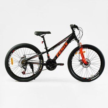 Велосипед Corso 24" дюйми &laquo;FENIX&raquo; FX-24365 (1) рама алюмінієва 11&rsquo;&rsquo;, обладнання Saiguan 21 швидкість, 138035 фото