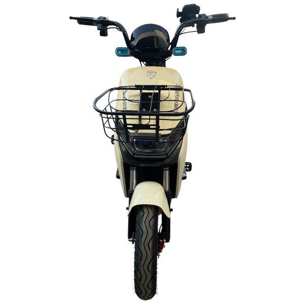 Велосипед з електромотором SPARK BITE 60V/1000W/20Ah 14" кремово-бежевий 218755 фото