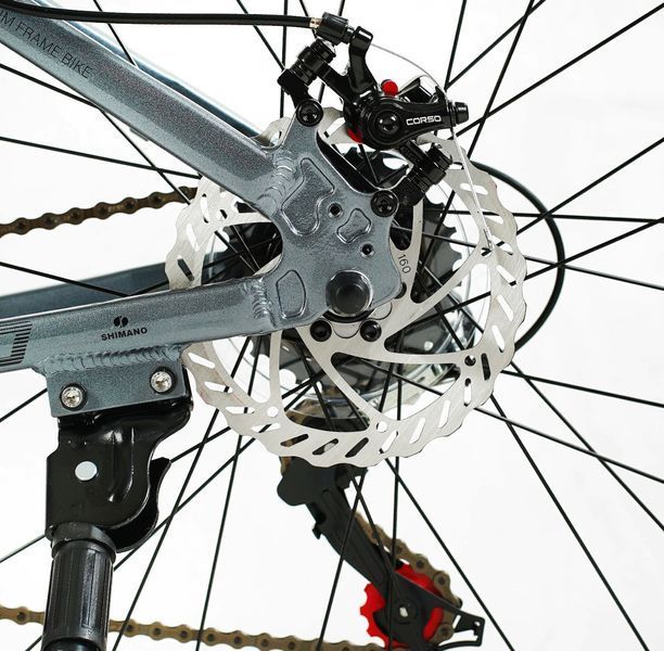 Велосипед Corso &laquo;Next&raquo; 26" дюймов NX-26994 (1) рама алюминиевая 15&rsquo;&rsquo;, переключатели Shimano, 21 скорость, 150661 фото