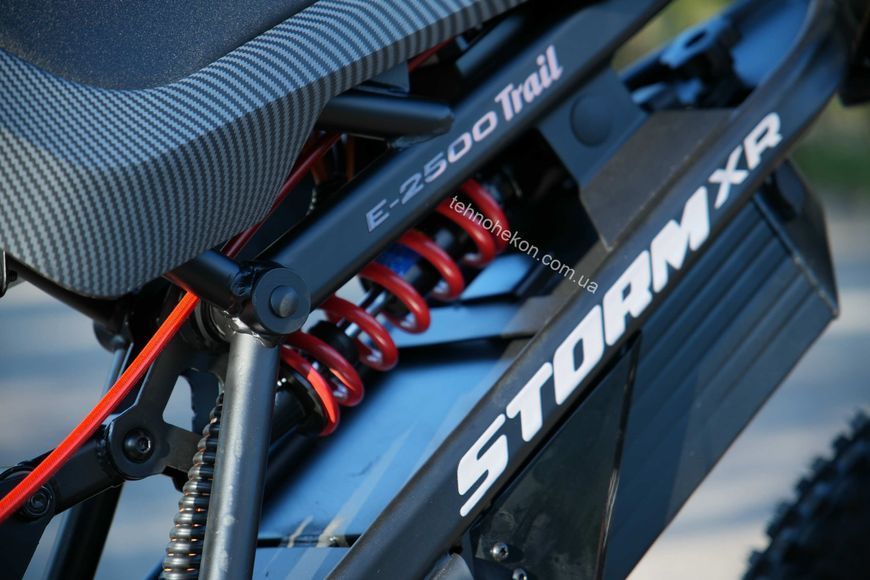 Діртбайк електричний Corso Storm E-2500 Trail SR-74640 (1) рама сталева, двигун 2500W, акумулятор літієвий 60V27AH 192601 фото