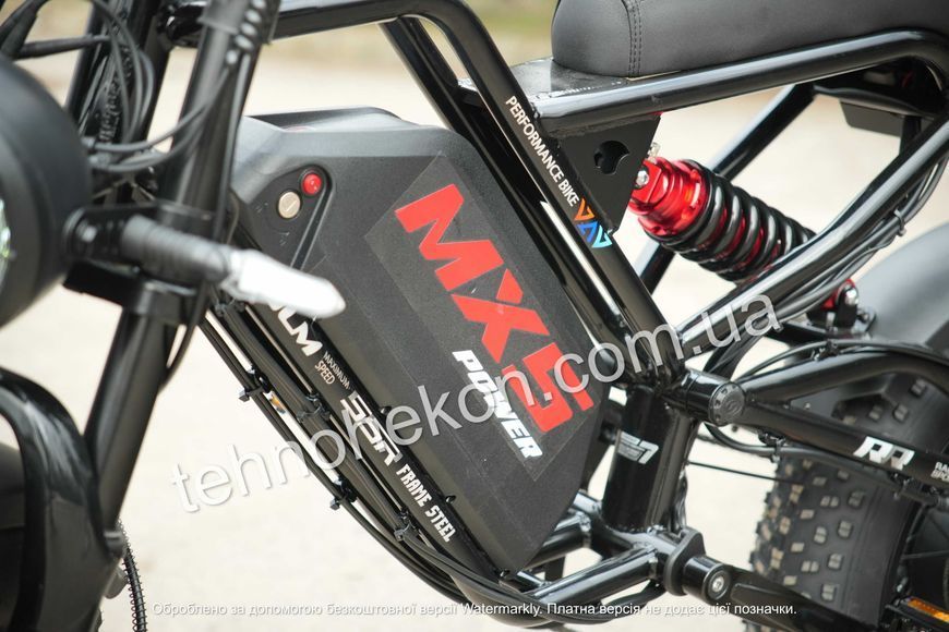 Электрофетбайк Corso "MX-5 Power" 20" дюймов MX-93440 (1) рама стальная, двигатель 1200W, аккумулятор 60V25AH 190298 фото