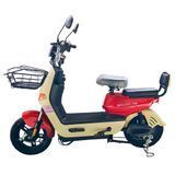 Велосипед с электромотором SPARK R8 14" 60V/800W/20Ah LiFePO4 бежевый с красным 247914 фото