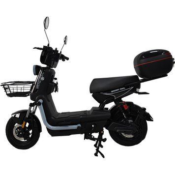 Велосипед з електромотором SPARK BOOST EVO 14" 72V/1200W/20Ah чорний з сірим 251386 фото
