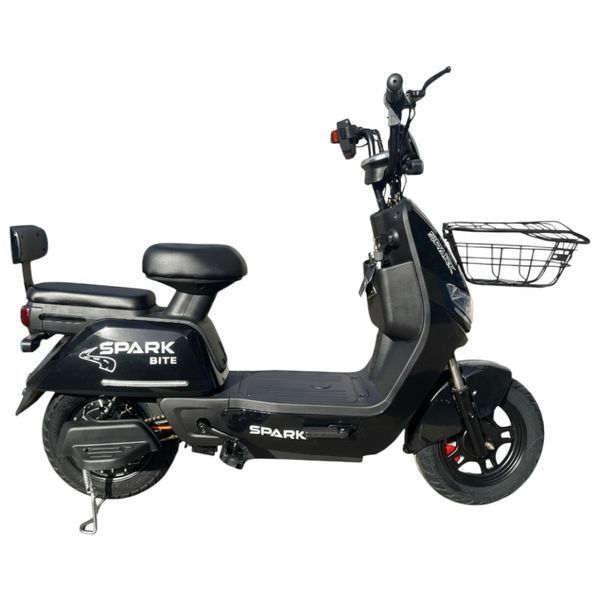 Велосипед с электромотором SPARK BITE 60V/1000W/20Ah 14" черный 218753 фото