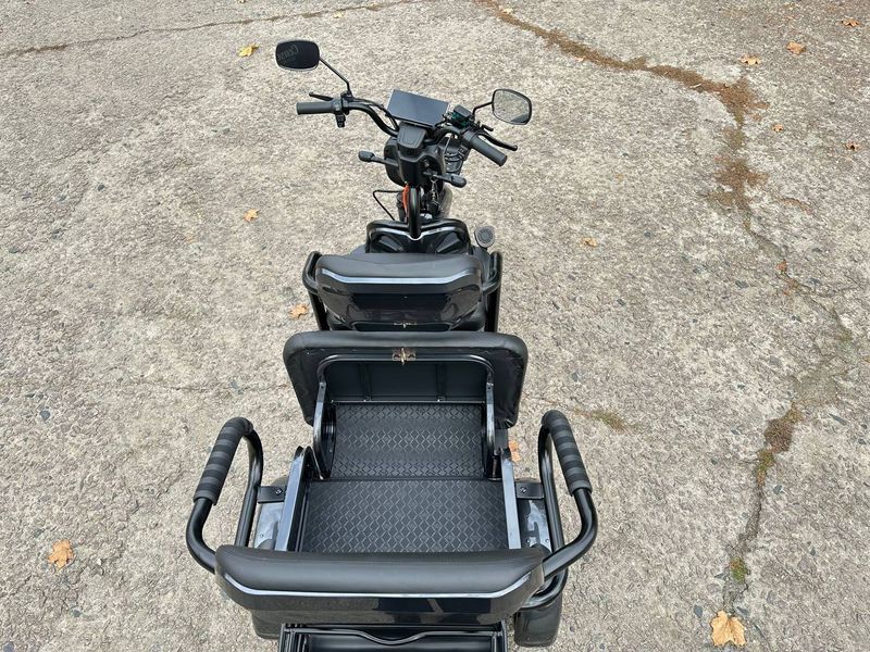 Электрический трицикл Corso "RAW" RW-220075, электродвигатель 1200W, аккумулятор 72V/23Ah графеновый, колеса 300-11 182699 фото