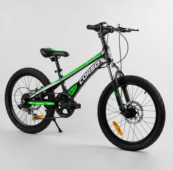 Дитячий спортивний велосипед 20'' CORSO "Speedline" MG-74290 (1) магнієва рама, Shimano Revoshift 7 швидкостей 103533 фото