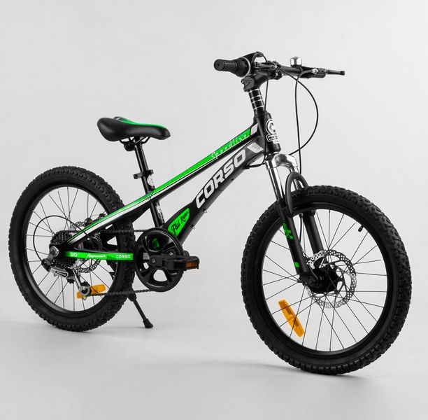 Детский спортивный велосипед 20'' CORSO "Speedline" MG-74290 (1) магниевая рама, Shimano Revoshift 7 скоростей 103533 фото