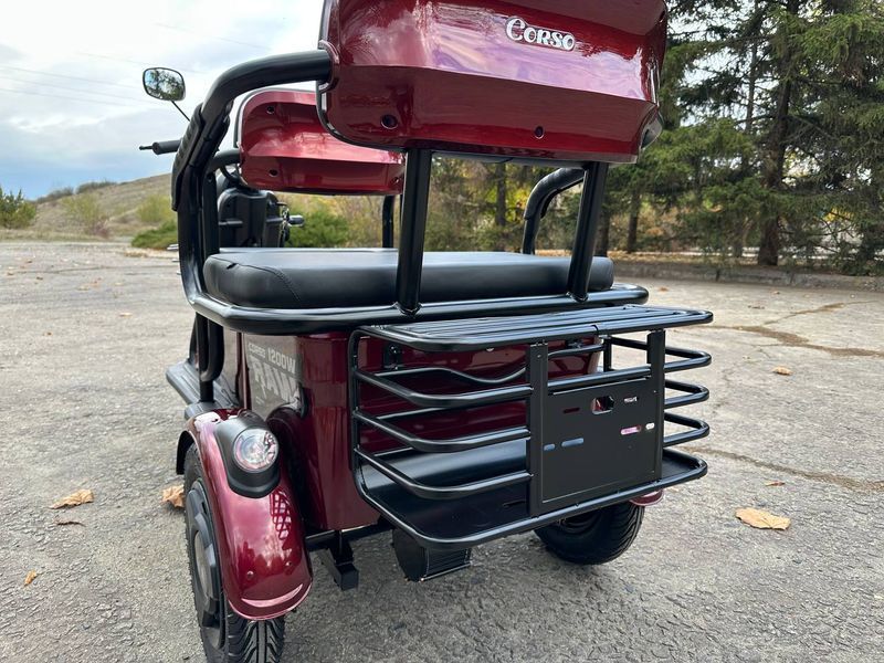 Електричний трицикл Corso &laquo;RAW&raquo; RW-756698 , електродвигун 1200W, акумулятор 72V/23Ah графеновий, колеса 300-10 182701 фото