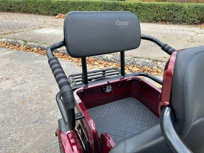 Електричний трицикл Corso &laquo;RAW&raquo; RW-756698 , електродвигун 1200W, акумулятор 72V/23Ah графеновий, колеса 300-10 182701 фото