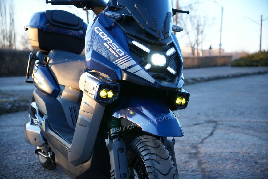 Електричний мопед Corso &laquo;Maverick RS&raquo; MR-603456 (1) двигун 2999W, акумулятор літій-залізо-фосфатний 72V/50Ah, в коробці 191307 фото
