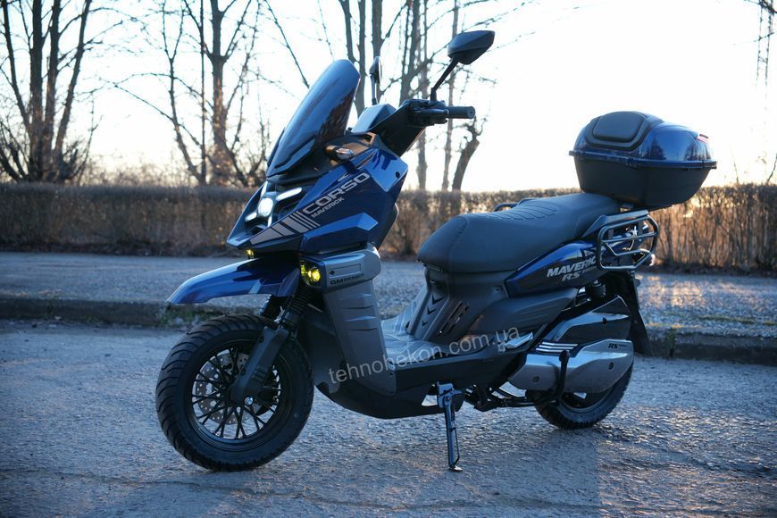Електричний мопед Corso &laquo;Maverick RS&raquo; MR-603456 (1) двигун 2999W, акумулятор літій-залізо-фосфатний 72V/50Ah, в коробці 191307 фото
