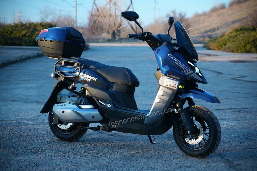 Електричний мопед Corso &laquo;Maverick RS&raquo; MR-603456 (1) двигун 2999W, акумулятор літій-залізо-фосфатний 72V/50Ah, в коробці 191307 фото