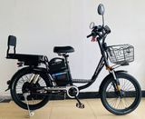 Електровелосипед Corso &laquo;Leader&raquo; 22" дюймів LN-22457 (1) ЧОРНИЙ, рама сталева, електродвигун 1000W, акумулятор 60V26AH, корзина, у коробці 188540 фото