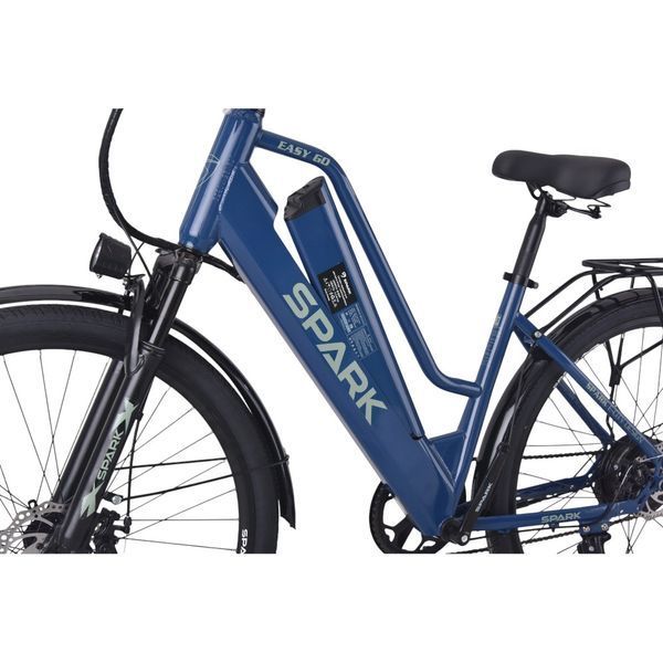 Велосипед с электромотором SPARK E-CITY EASY GO 18" 48V/500W/12,5Ah синий 239963 фото
