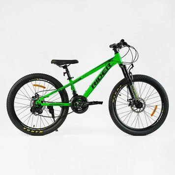 Велосипед Corso 24" дюйми &laquo;RIDER&raquo; RD-24712 (1) рама сталева 11&rsquo;&rsquo;, обладнання LTWOO A2, 21 швидкість, 138159 фото