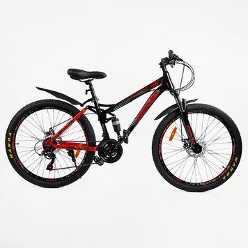 Велосипед Спортивный Corso 26" дюймов "Rend" RD-19087 (1) рама металлическая 15&rsquo;&rsquo;, Shimano 21 скорость, собранный на 75% 168079 фото