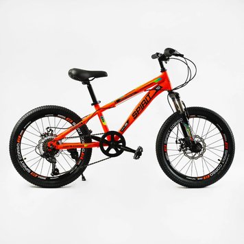 Велосипед Corso «SPIRIT» 20" дюймів TK 20140 (1) рама сталева 12``, 7 швидкостей Shimano, 137731 фото