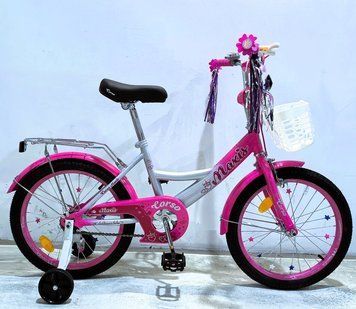 Велосипед 18" дюймов 2-х колесный "CORSO" MAXIS MX-73269 ручной тормоз, колокольчик, дополнительные колеса 188526 фото