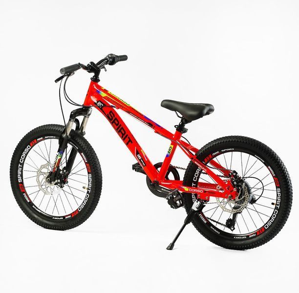 Велосипед Corso &laquo;SPIRIT&raquo; 20" дюймів TK 20697 (1) рама сталева 12``, 7 швидкостей Shimano, 137734 фото