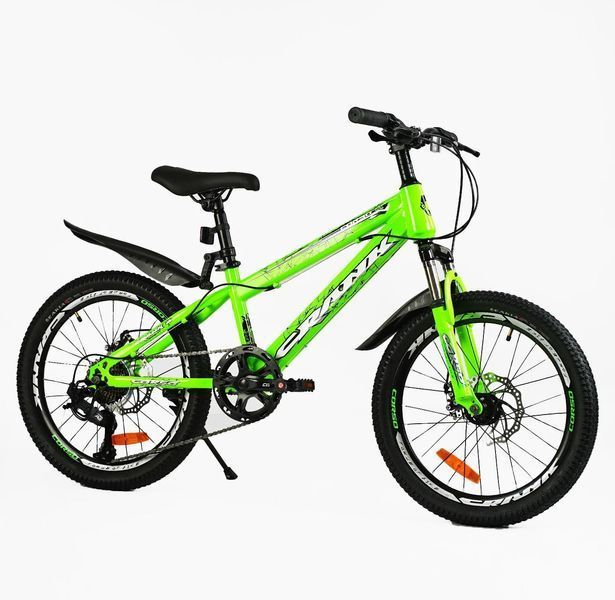 Дитячий спортивний велосипед 20&rsquo;&rsquo; Corso &laquo;CRANK&raquo; CR-20630 (1) сталева рама, обладнання LTWOO-A2, 7 швидкостей, зібран на 75% 163533 фото