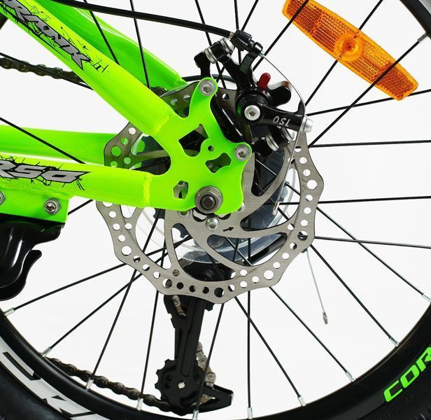 Дитячий спортивний велосипед 20&rsquo;&rsquo; Corso &laquo;CRANK&raquo; CR-20630 (1) сталева рама, обладнання LTWOO-A2, 7 швидкостей, зібран на 75% 163533 фото