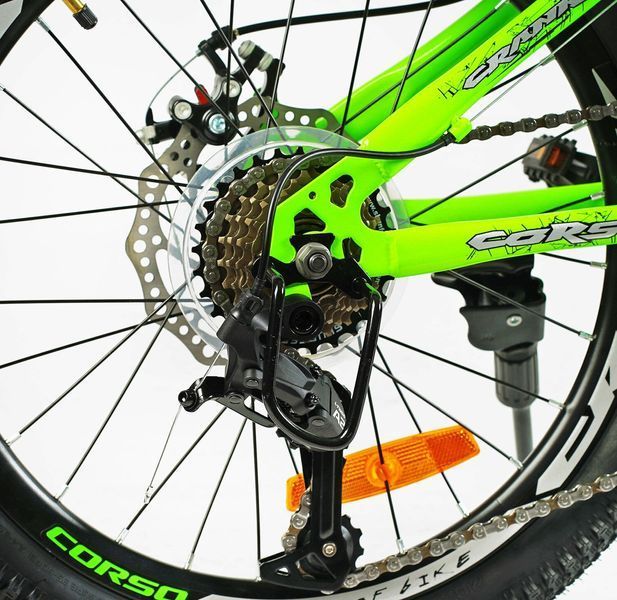 Дитячий спортивний велосипед 20&rsquo;&rsquo; Corso &laquo;CRANK&raquo; CR-20630 (1) сталева рама, обладнання LTWOO-A2, 7 швидкостей, зібран на 75% 163533 фото