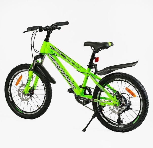 Дитячий спортивний велосипед 20&rsquo;&rsquo; Corso &laquo;CRANK&raquo; CR-20630 (1) сталева рама, обладнання LTWOO-A2, 7 швидкостей, зібран на 75% 163533 фото