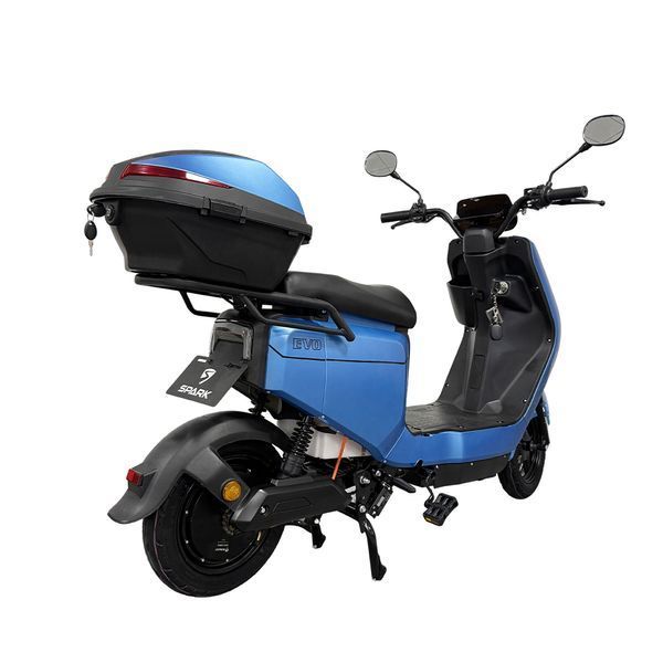 Велосипед с электромотором SPARK EVO 14" 60V/1200W/25Ah синий матовый 249198 фото