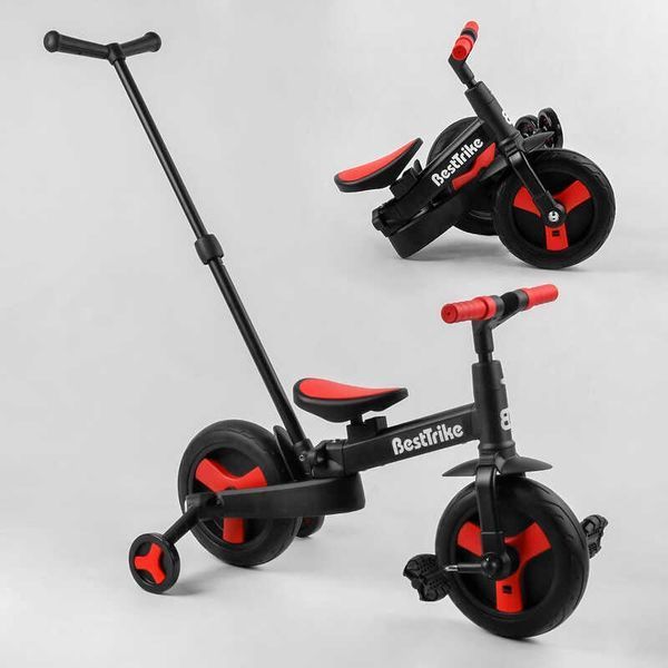 Велосипед-трансформер Best Trike 23031 (1) колеса PU 10'', родительская ручка, съемные педали 105223 фото