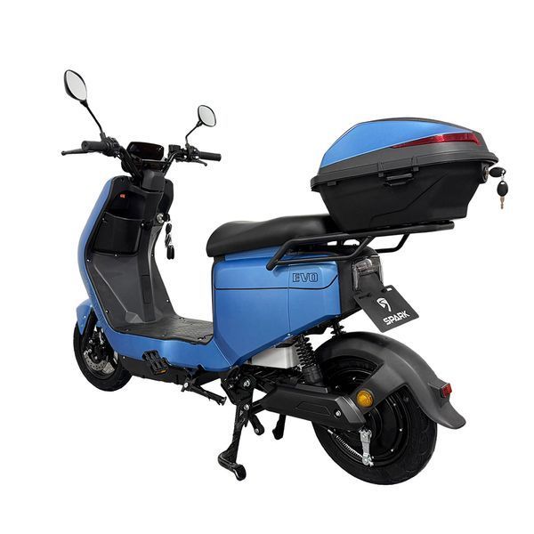 Велосипед с электромотором SPARK EVO 14" 60V/1200W/25Ah синий матовый 249198 фото