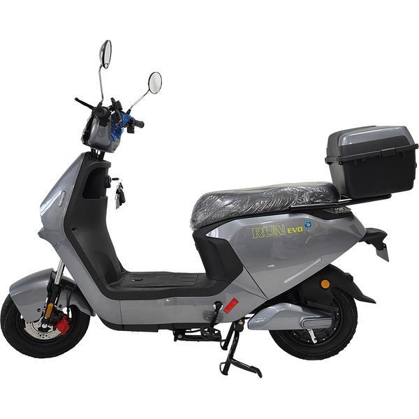 Велосипед с электромотором SPARK RUN EVO 14" 72V/1200W/20Ah серый 251383 фото