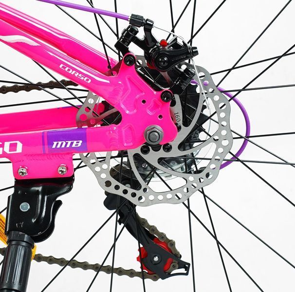 Велосипед Corso &laquo;MERCURY&raquo; 26" дюймів MR-26356 (1) рама алюмінієва 13``, обладнання Shimano 21 швидкість 154874 фото