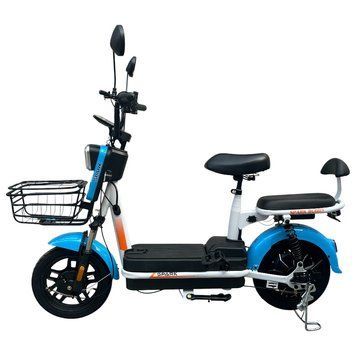 Велосипед с электромотором SPARK BUDDY 14" 48V/500W/12Ah синий 246433 фото