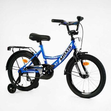 Велосипед 18" дюймів 2-х колісний "CORSO" MAXIS CL-18407 (1) ручне гальмо, дзвіночок, додаткові колеса, , в коробці 143352 фото
