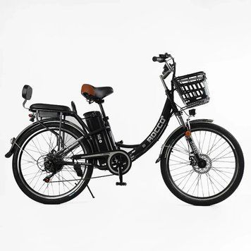 Електровелосипед Corso &laquo;ROCCO&raquo; 27.5" дюймів R-30874 рама сталева, двигун 750W, акумулятор 48V20AH, корзина 199949 фото