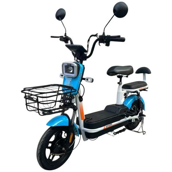 Велосипед с электромотором SPARK BUDDY 14" 48V/500W/12Ah синий 246433 фото